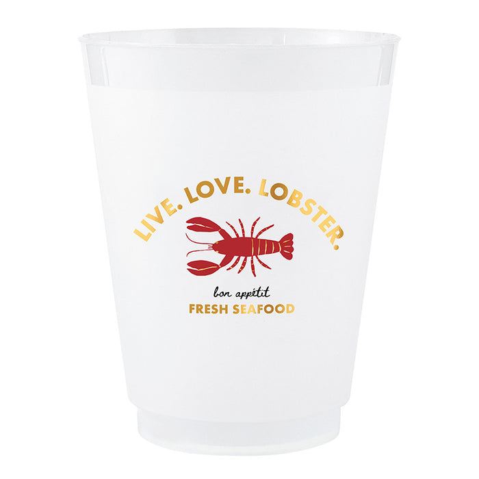 Frost Cups - Live Love Lobster