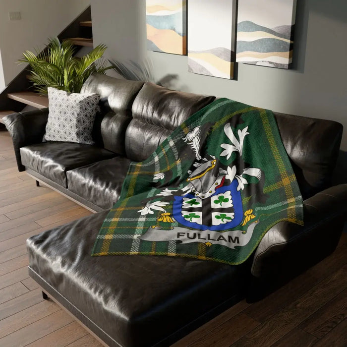 Family Crest Tartan Personalized Blanket Decor