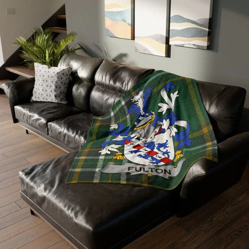 Fulton Crest Printed Decorative Throw Blanket