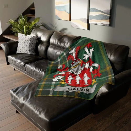 Heraldic Coat of Arms Decorative Throw Blanket