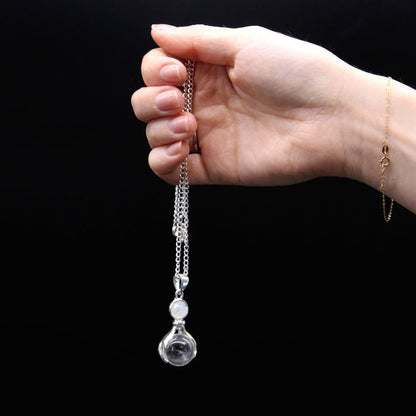 Gemstone Healing Hands Pendant - Rose Quartz 🇬🇧
