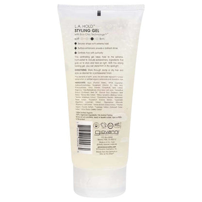 Giovanni Hair Styling Gel L.A. Hold - 200ml - L'Organic