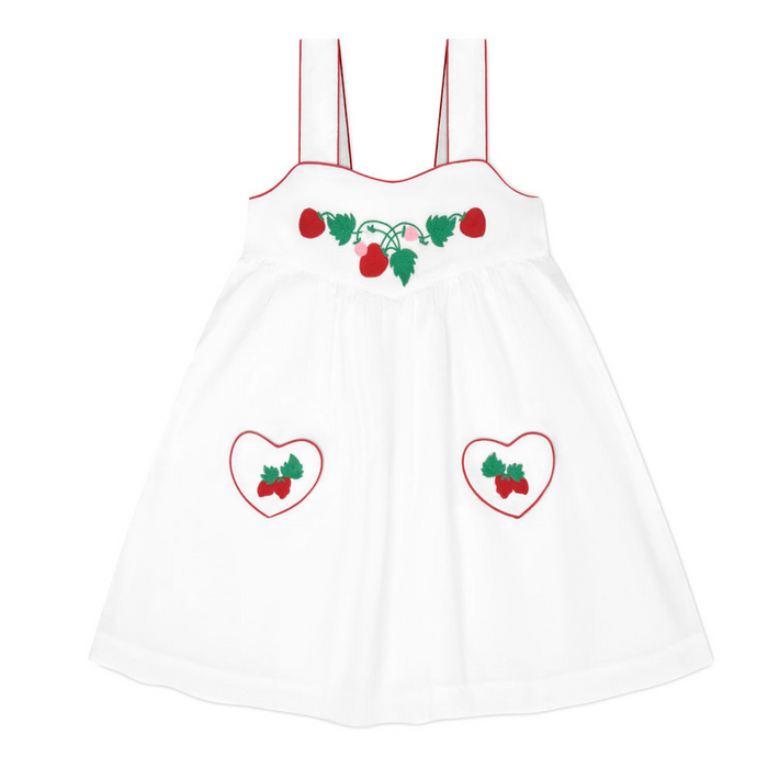 girls harbor mist heart pocket dress