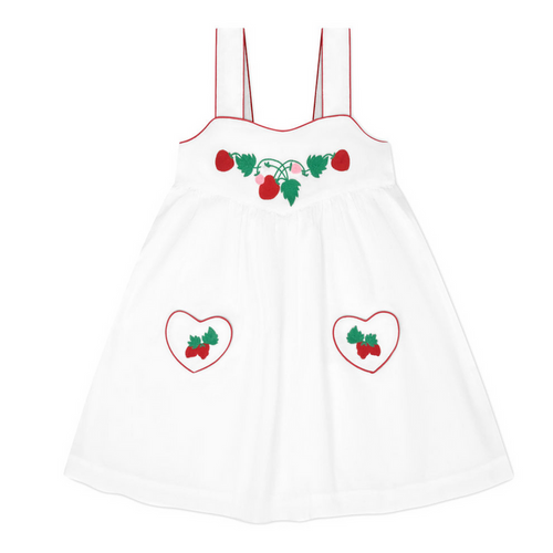 girls harbor mist heart pocket dress