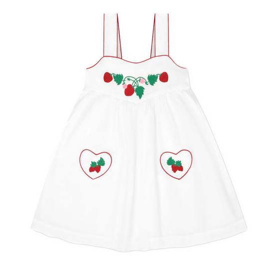 girls harbor mist heart pocket dress