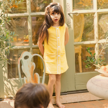 girls soleil french terry dress