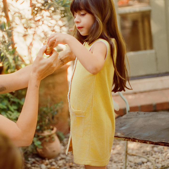 girls soleil french terry dress