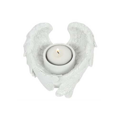 Glitter Angel Wing Candle Holder 🇬🇧