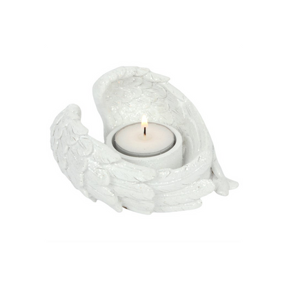 Glitter Angel Wing Candle Holder 🇬🇧