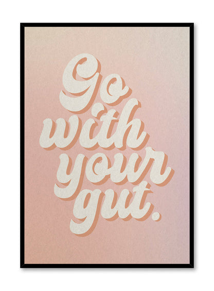 Go With Your Gut, Poster