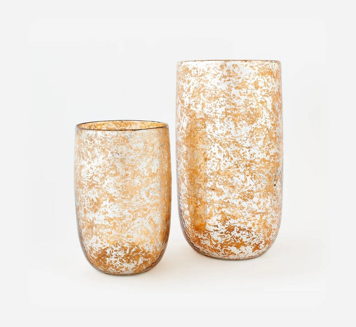 Gold Stippled Vase