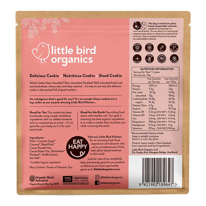 Little Bird Organics Good Cookie - Double Chocolate Chip_2