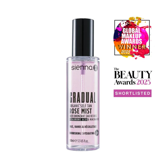 Sienna X Gradual Organic Rose Mist