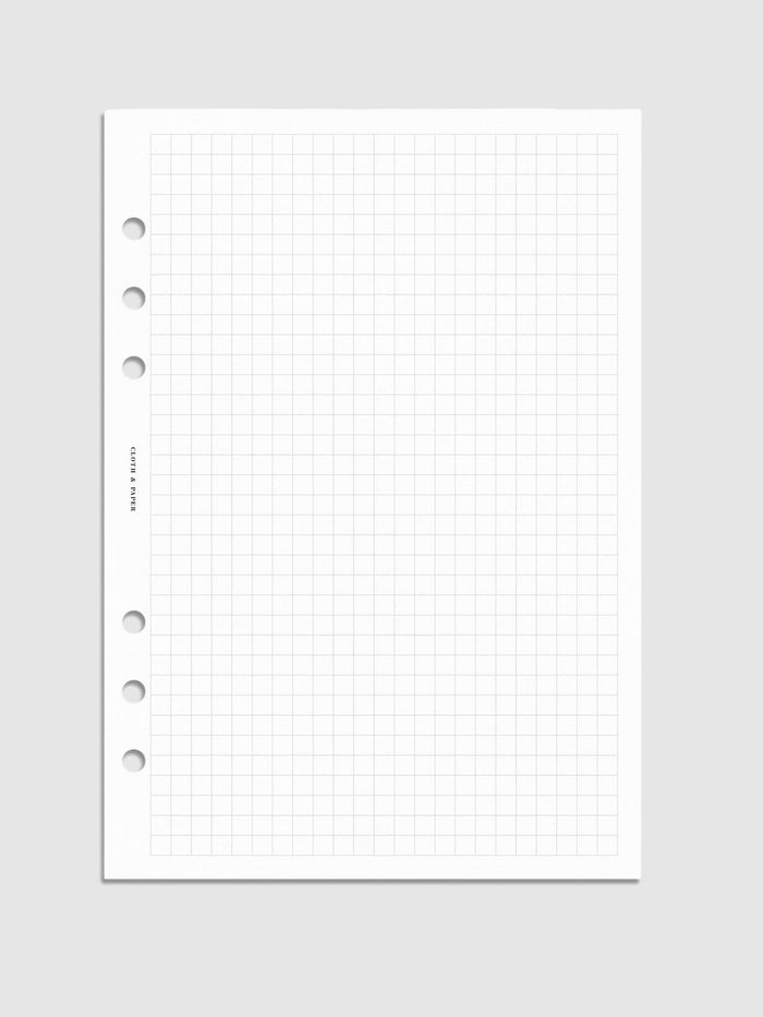 Digital mockup of insert in A5 sizing.