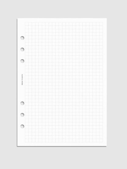 Digital mockup of insert in A5 sizing.