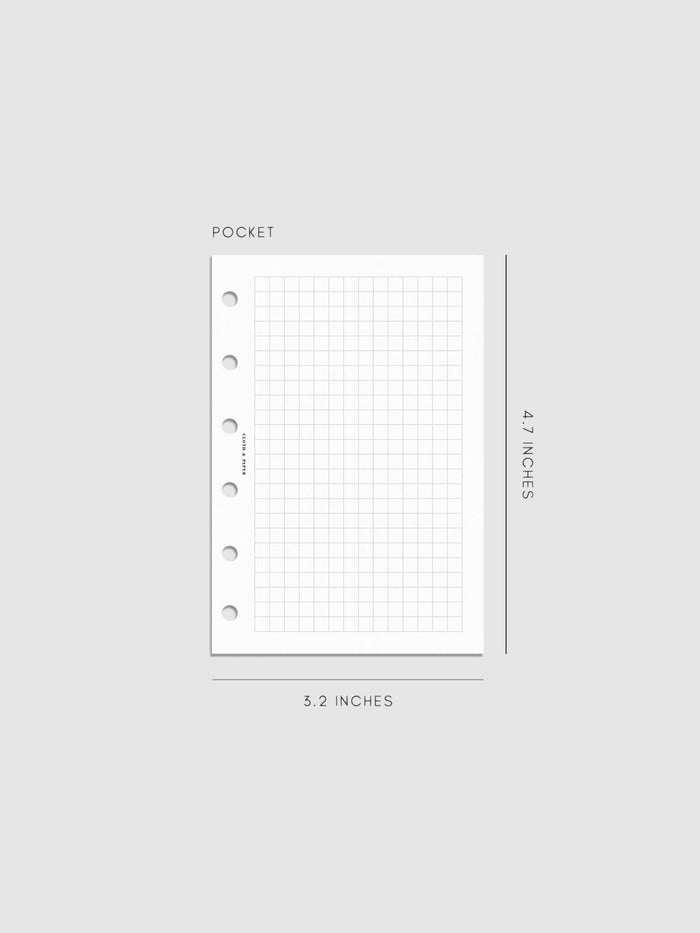 Digital mockup of insert in Pocket sizing.