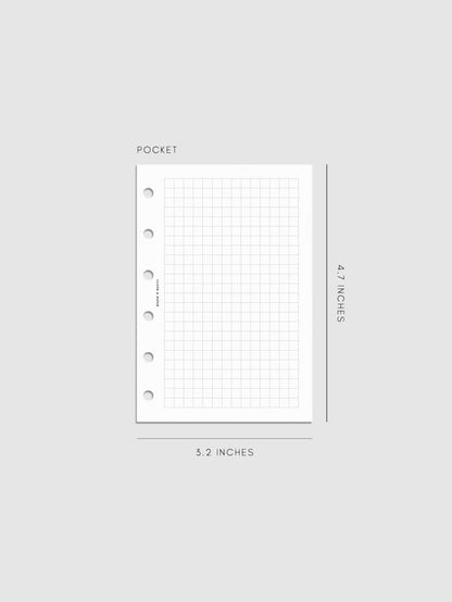 Digital mockup of insert in Pocket sizing.