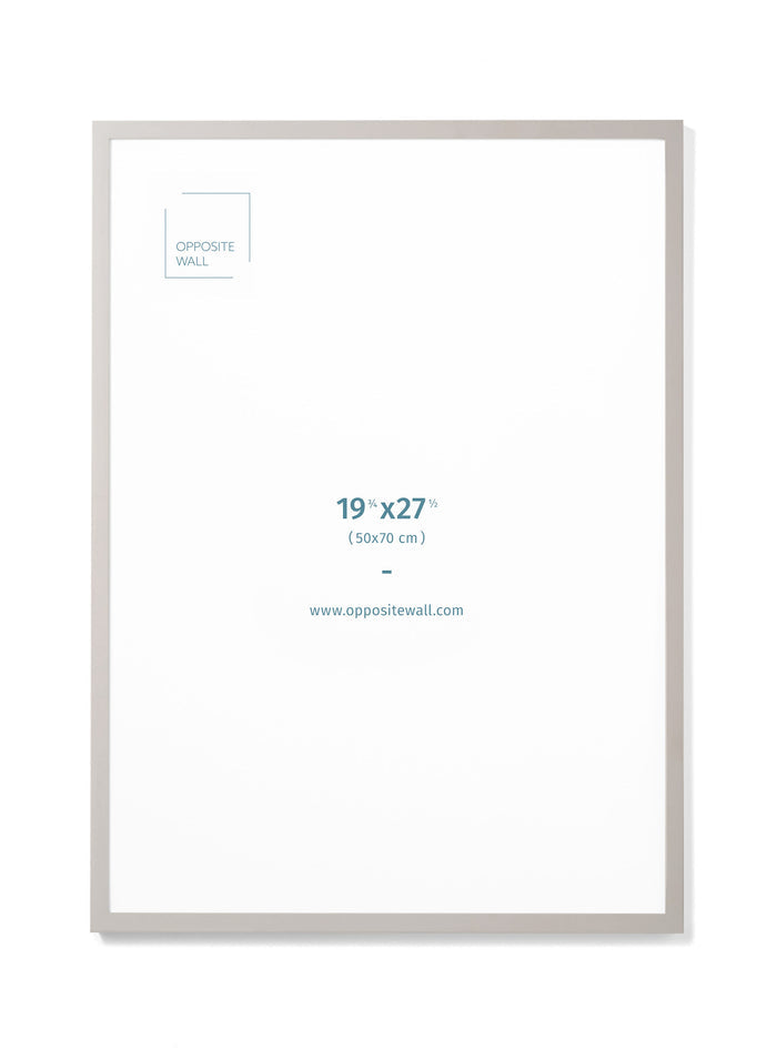 Gray Wood Frame, 19¾x27½ in | 50x70 cm