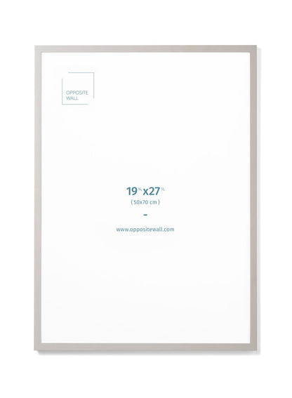 Gray Wood Frame, 19¾x27½ in | 50x70 cm