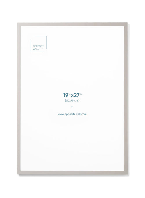 Gray Wood Frame, 19¾x27½ in | 50x70 cm