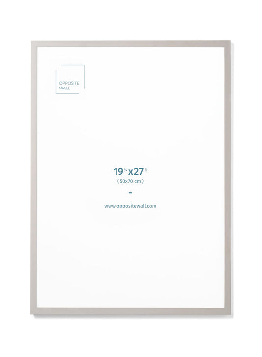 Gray Wood Frame, 19¾x27½ in | 50x70 cm
