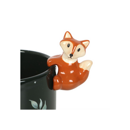 Green Forest Plant Pot with Fox 🇬🇧
