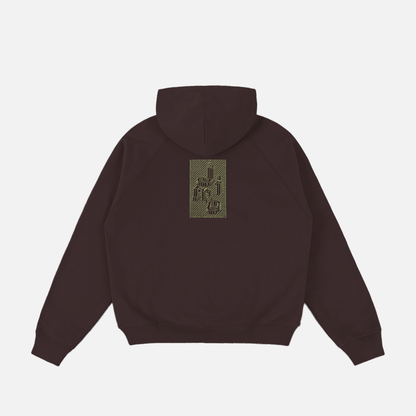 Grid Zip Hoodie