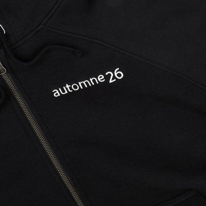 Grid Zip Hoodie