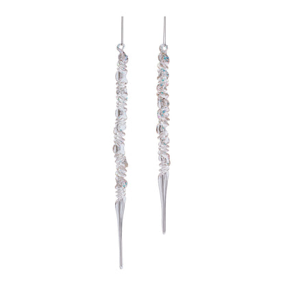Groovy Icicle Opal Ornament Set of 2