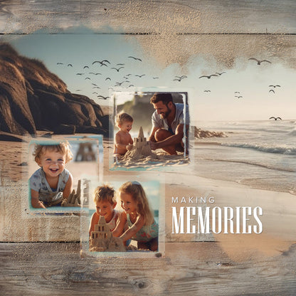 Accent your favorite photos with these digital scrapbooking grunge photo transfers by Lucky Girl Creative digital art. Great for creating fine art greeting cards and unique pieces of artwork. Simply overlay a photo of your choice on top of one of these photo transfers and apply a blend layer or use as is for a vintage feeling.