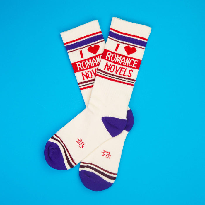 Gym Crew Socks- I ❤️ Romance Novels