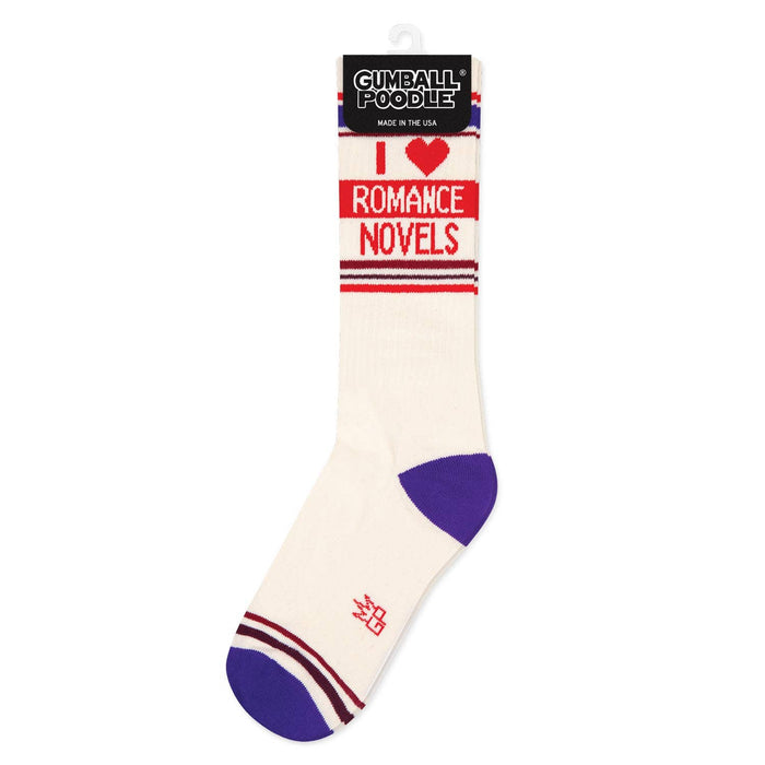 Gym Crew Socks- I ❤️ Romance Novels