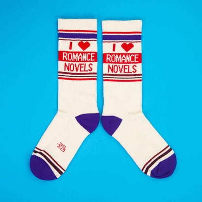 Gym Crew Socks- I ❤️ Romance Novels