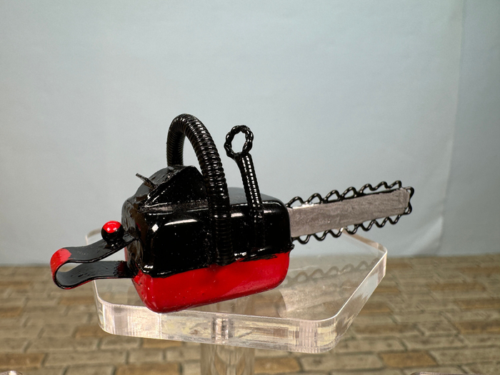 Hand Painted Chainsaw Artisan Handmade