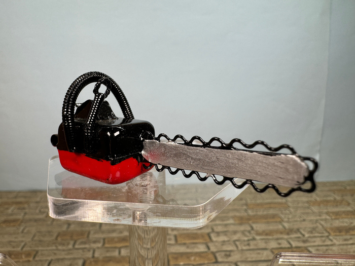 Hand Painted Chainsaw Artisan Handmade