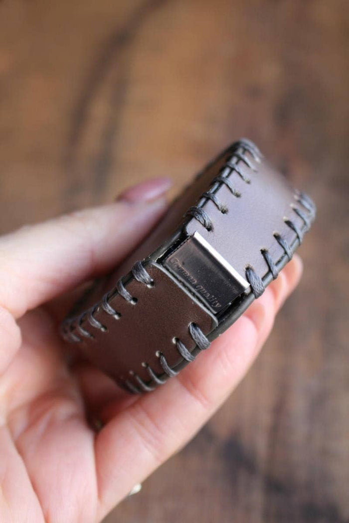 Hand-Stitched Leather Tape Measures | NNK Press