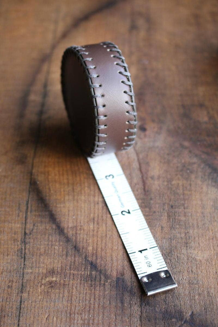 Hand-Stitched Leather Tape Measures | NNK Press