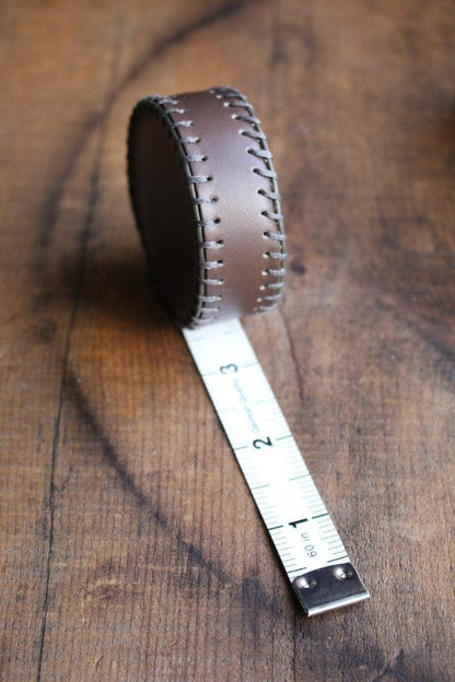 Hand-Stitched Leather Tape Measures | NNK Press