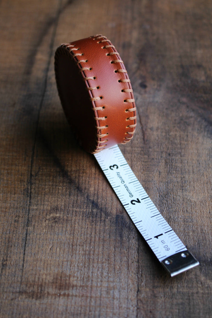 Hand-Stitched Leather Tape Measures | NNK Press