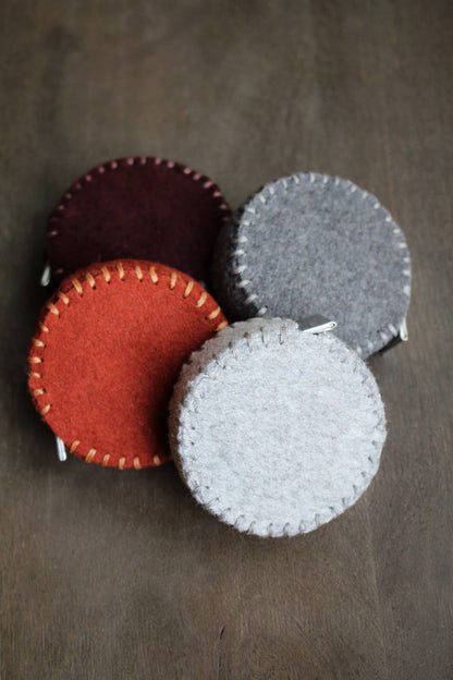 Hand-Stitched Woolen Tape Measures | NNK Press