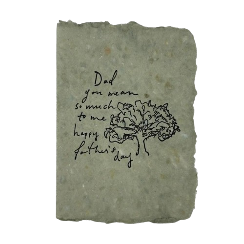 Handmade Paper Card - Dad You Mean So Much To Me