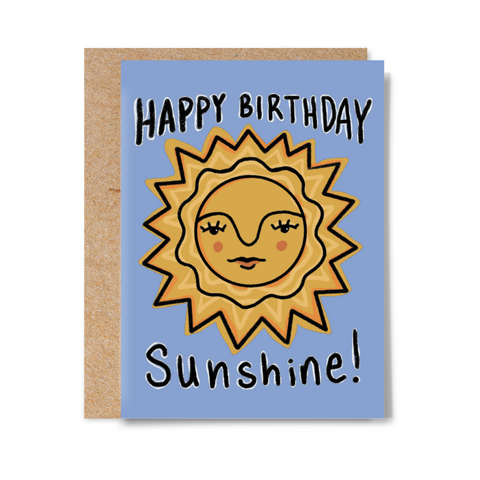 Happy Birthday Sunshine Card