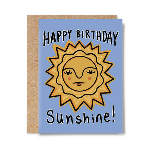 Happy Birthday Sunshine Card