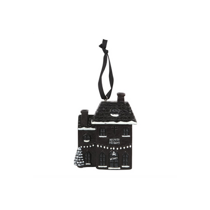 Haunted Holiday House Resin Christmas Decoration 🇬🇧