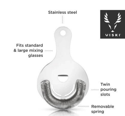Hawthorne bar strainer by Viski