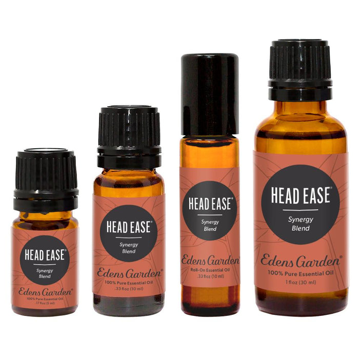 Head Ease Essential Oil Blend- For Effectively Treating Headaches & Tension Naturally