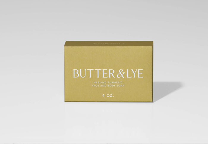 Healing Turmeric Face and Body Soap | Butter & Lye