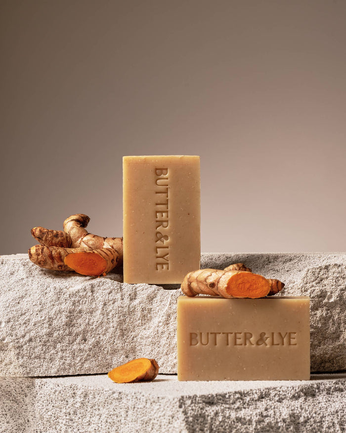 Healing Turmeric Face and Body Soap | Butter & Lye