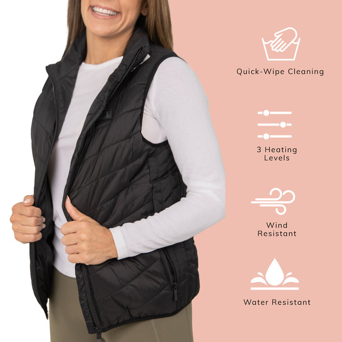 The battery operated vest fits youth thorugh big and tall men