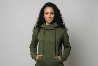 Hoodie Ari oliv